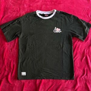 Cool Shirtz 'Cool' Graphic Ringer Tee with Pink and Purple Accents